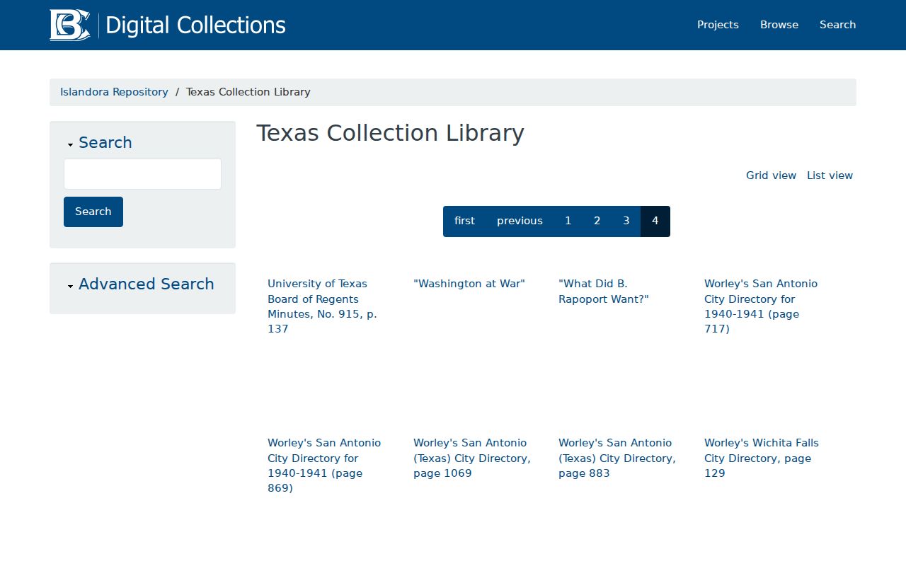 Wichita Falls previous residents directory research in the Briscoe Center collection