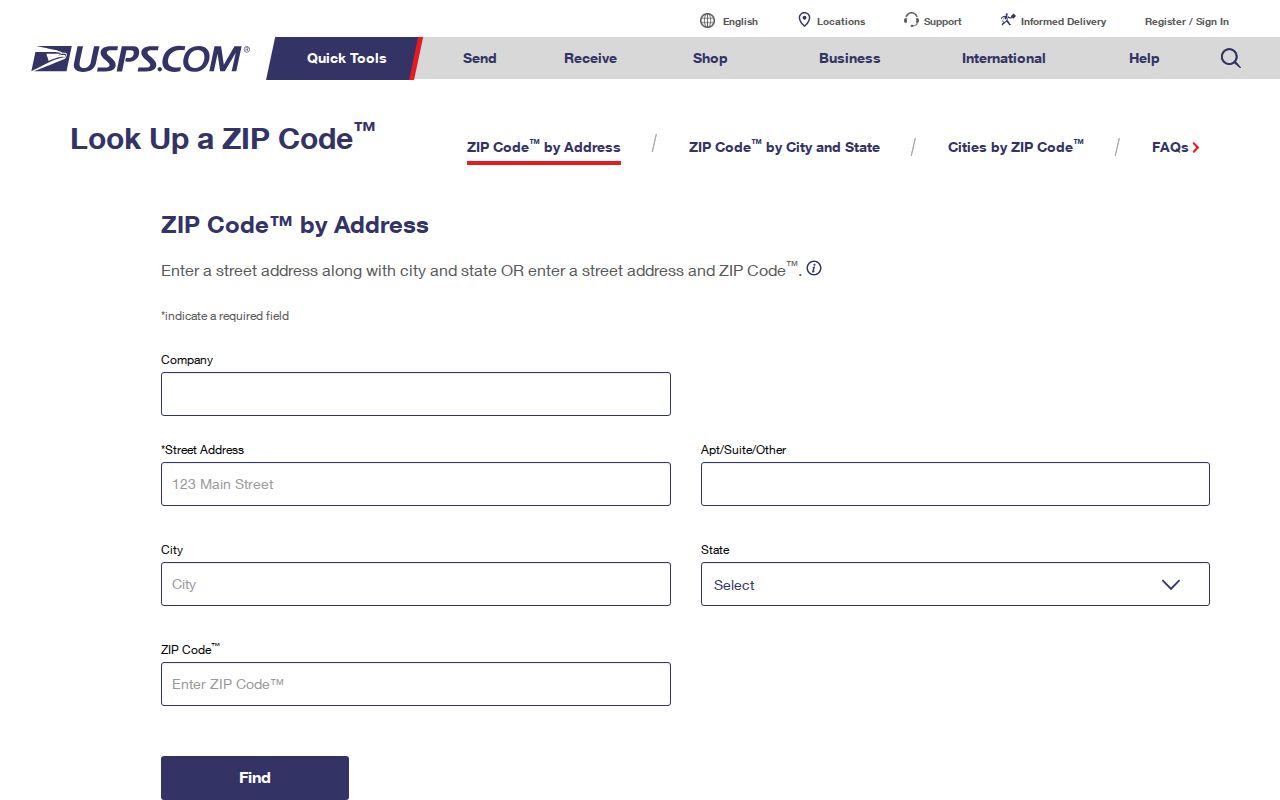 Wichita Falls ZIP code directory USPS address lookup